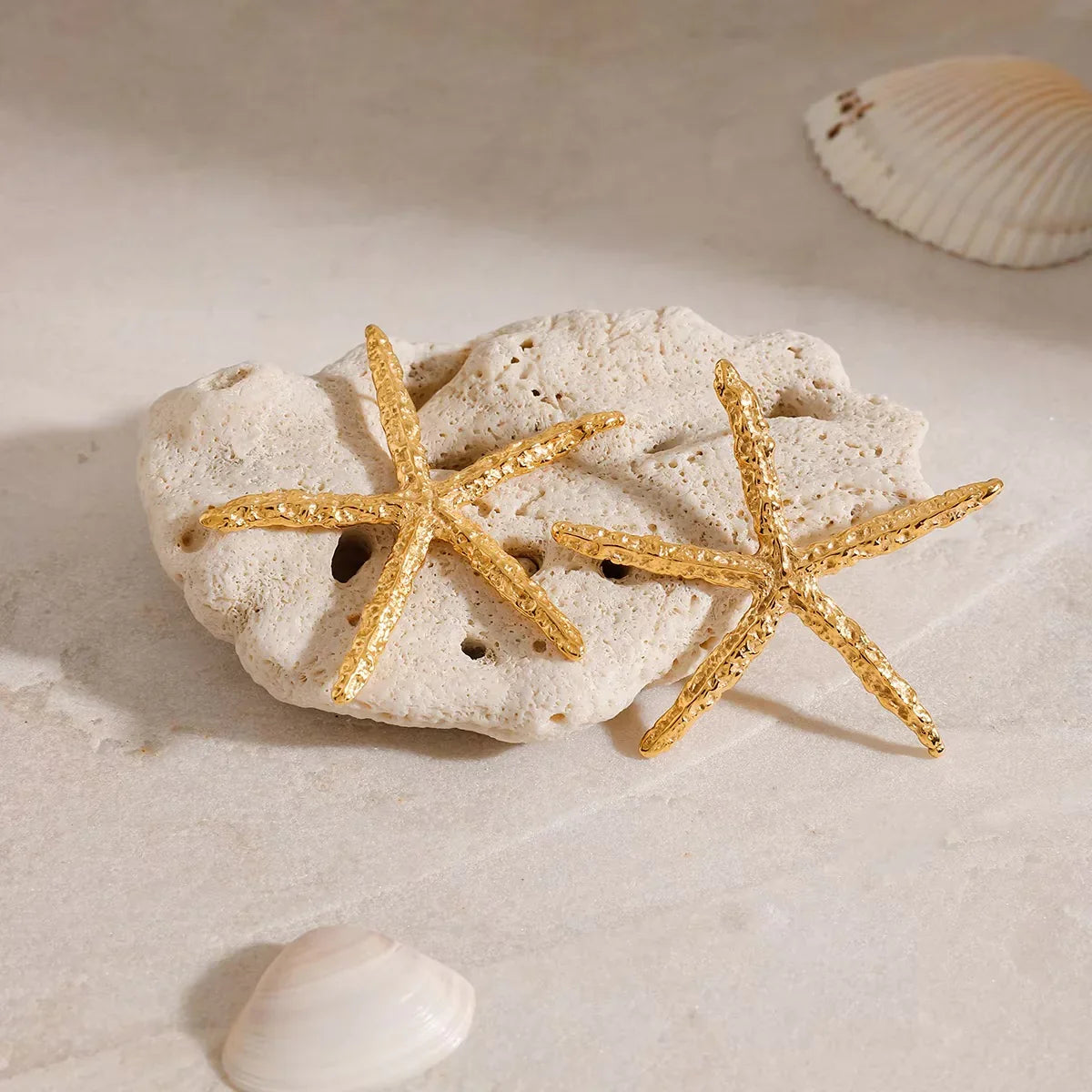 [Raffine]Claudia Gold Starfish Earrings