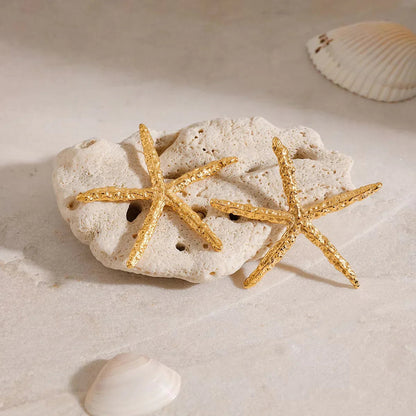 [Raffine]Claudia Gold Starfish Earrings