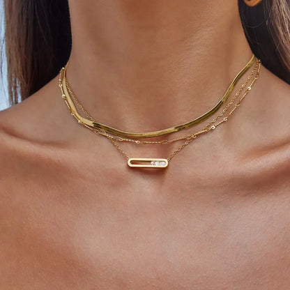 [Raffine]Abby Sculpted Gold Pendant