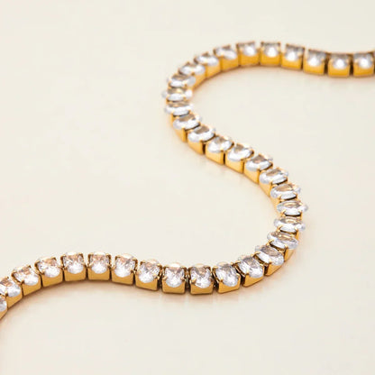 [Raffine]Avaria Oval Cut Tennis Bracelet