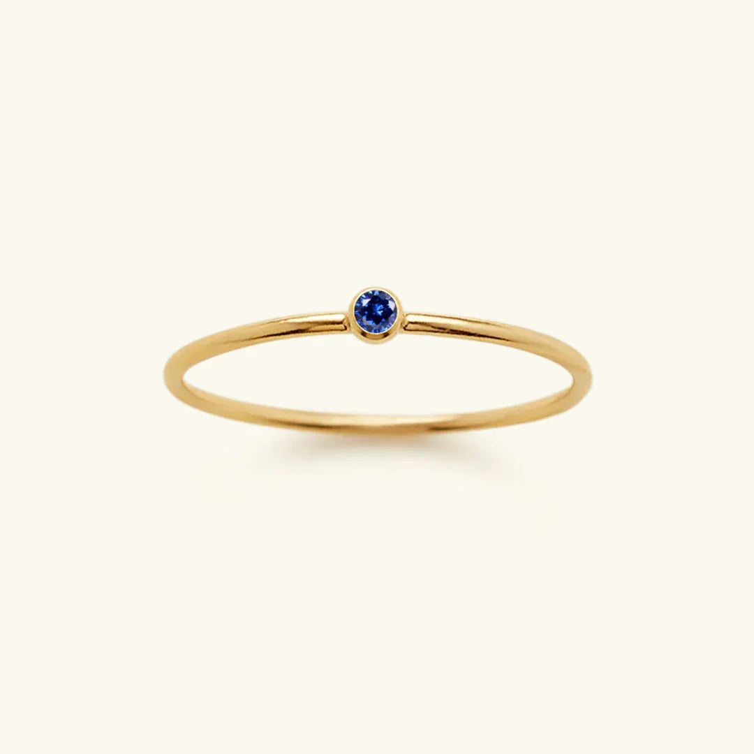 [Raffine]Amelia Birthstone Stacker Ring