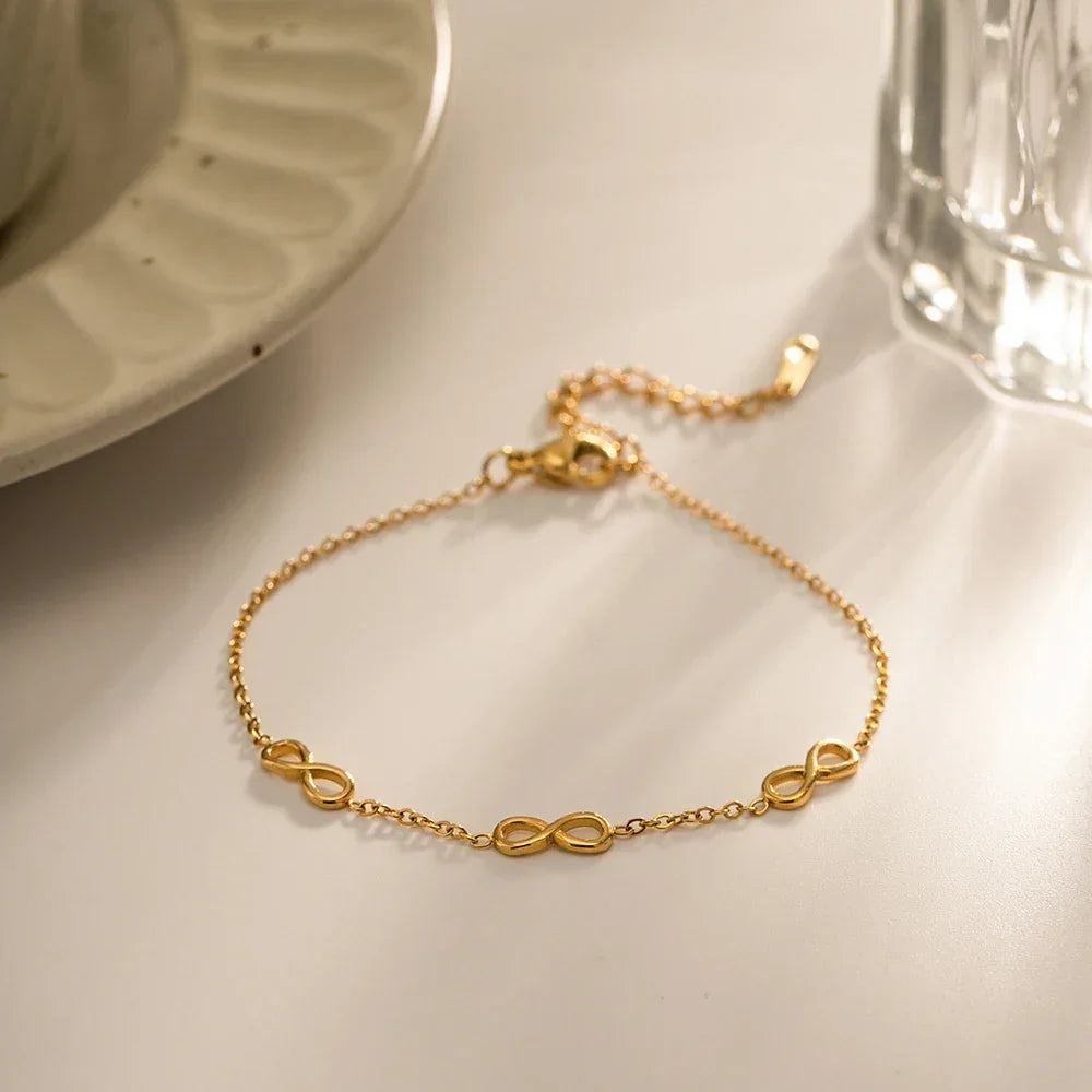 [Raffine]Everlasting Gold Bracelet