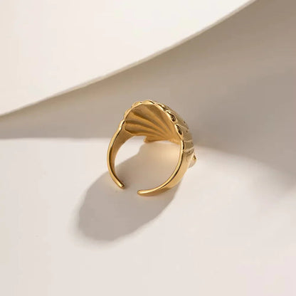 [Raffine]Aloha Gold Seashell Ring