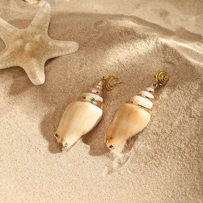 [Raffine]Sabrina Seashell Earrings