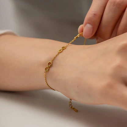 [Raffine]Everlasting Gold Bracelet