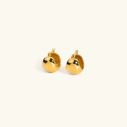 [Raffine]Sunna Gold Huggie Earrings