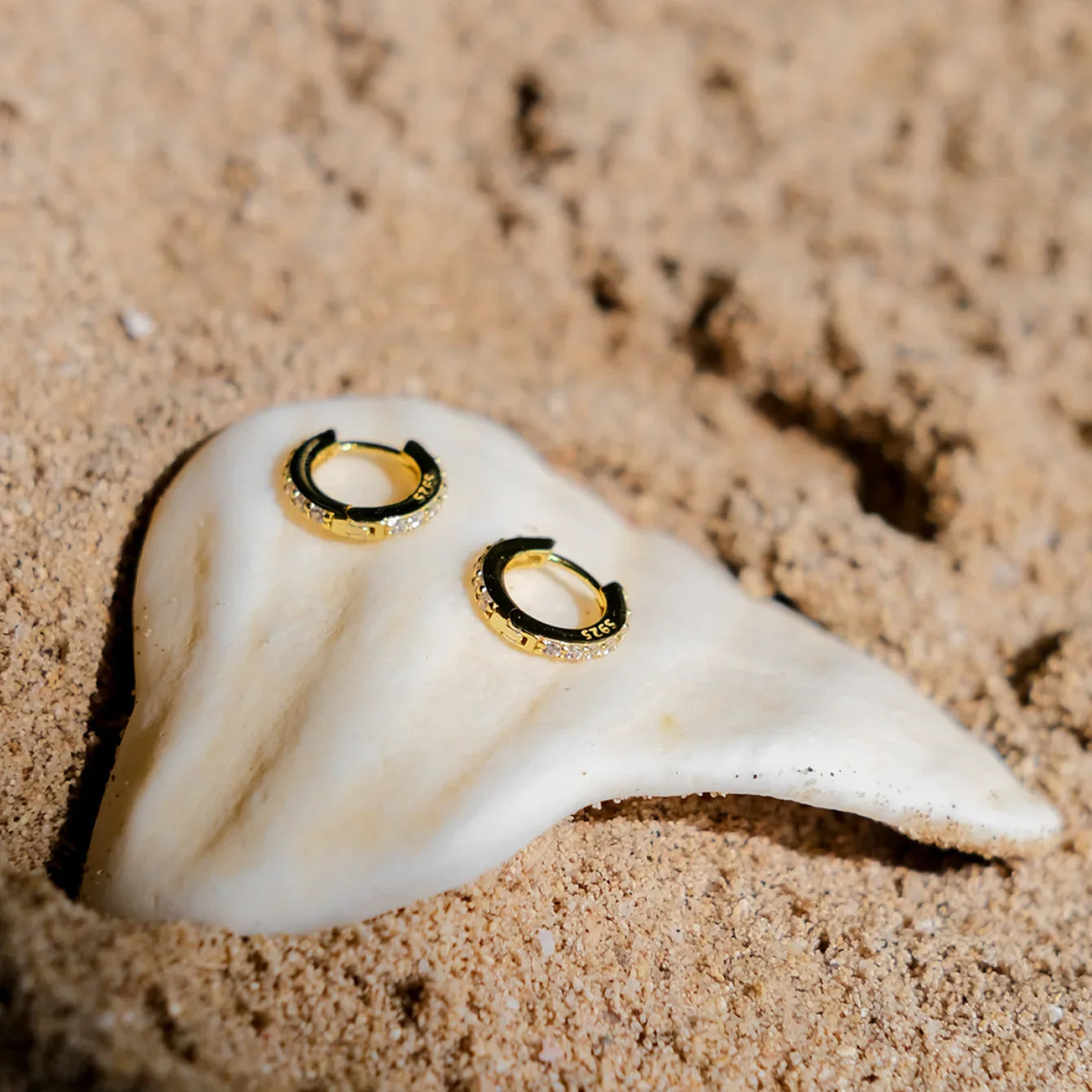 [Raffine]Terra Huggie Earrings