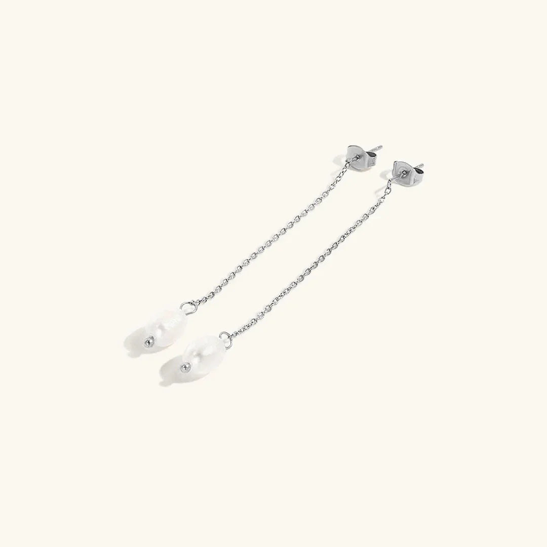 [Raffine]Tessa Pearl Tassel Earrings