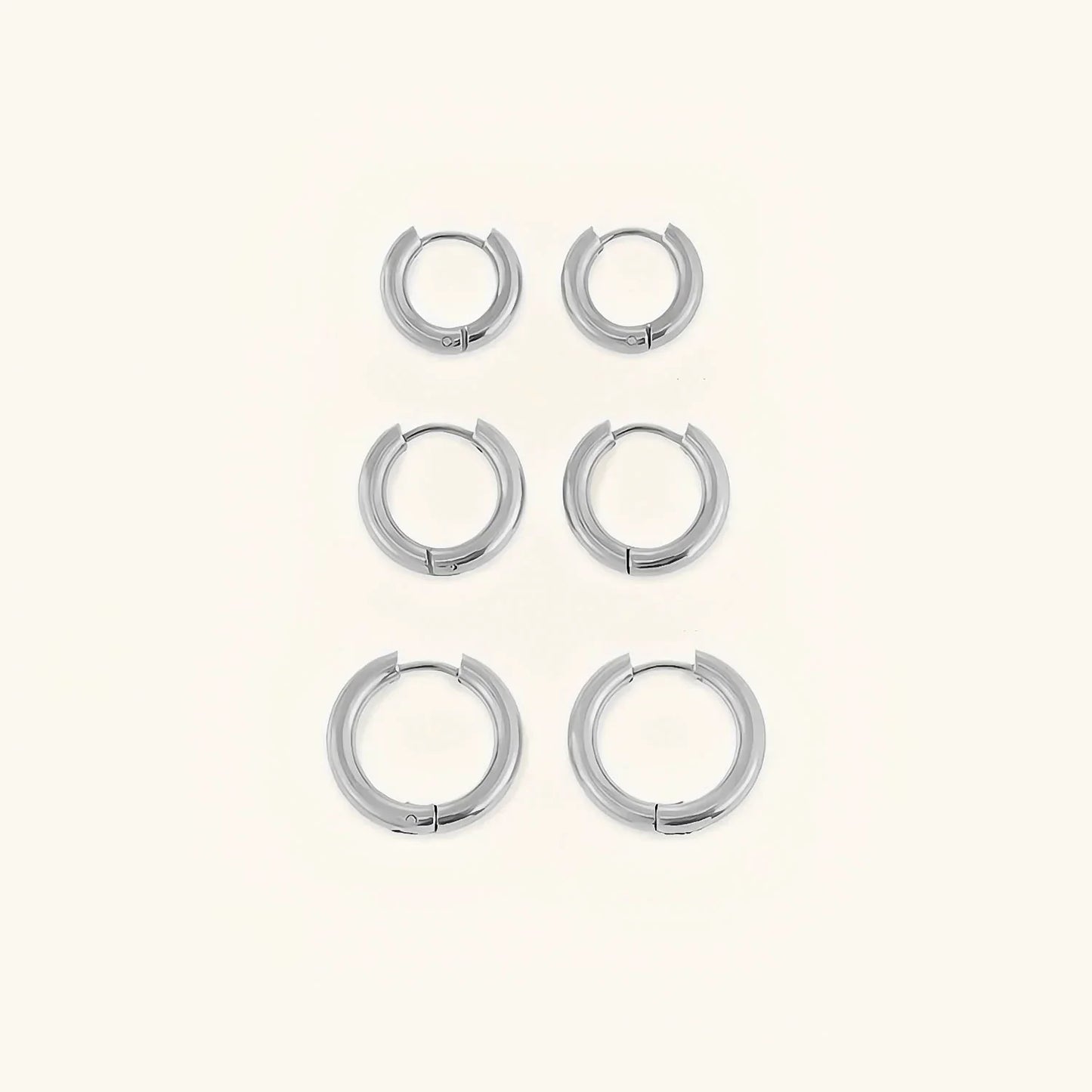 [Raffine]Classic Round Hoops