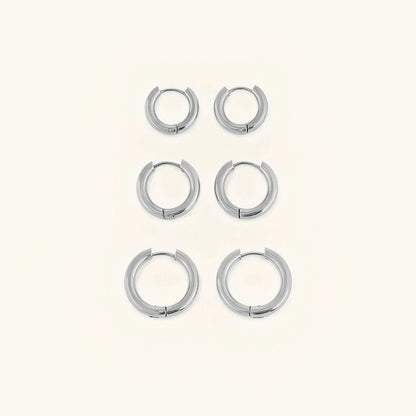 [Raffine]Classic Round Hoops