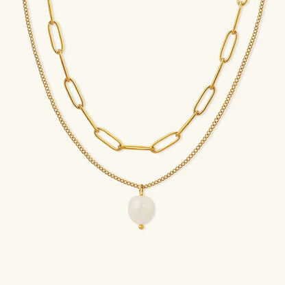 [Raffine]Tropica Freshwater Pearl Necklace