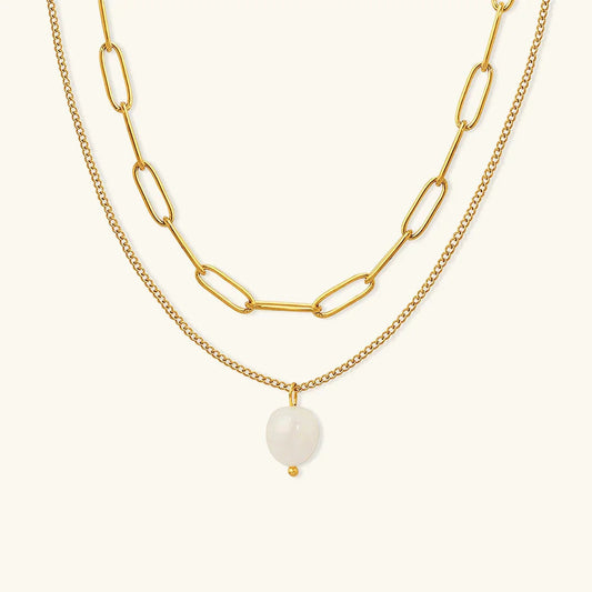[Raffine]Tropica Freshwater Pearl Necklace