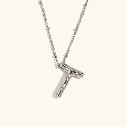 [Raffine]Balloon Gold Initial Necklace