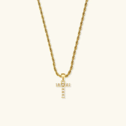 [Raffine]Elodie Initial Letter Pearl Necklace