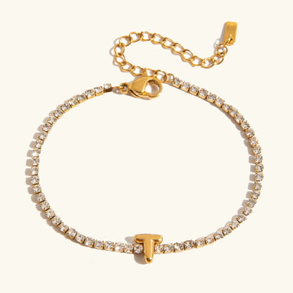 [Raffine]Avaria Bubble Letter Tennis Bracelet