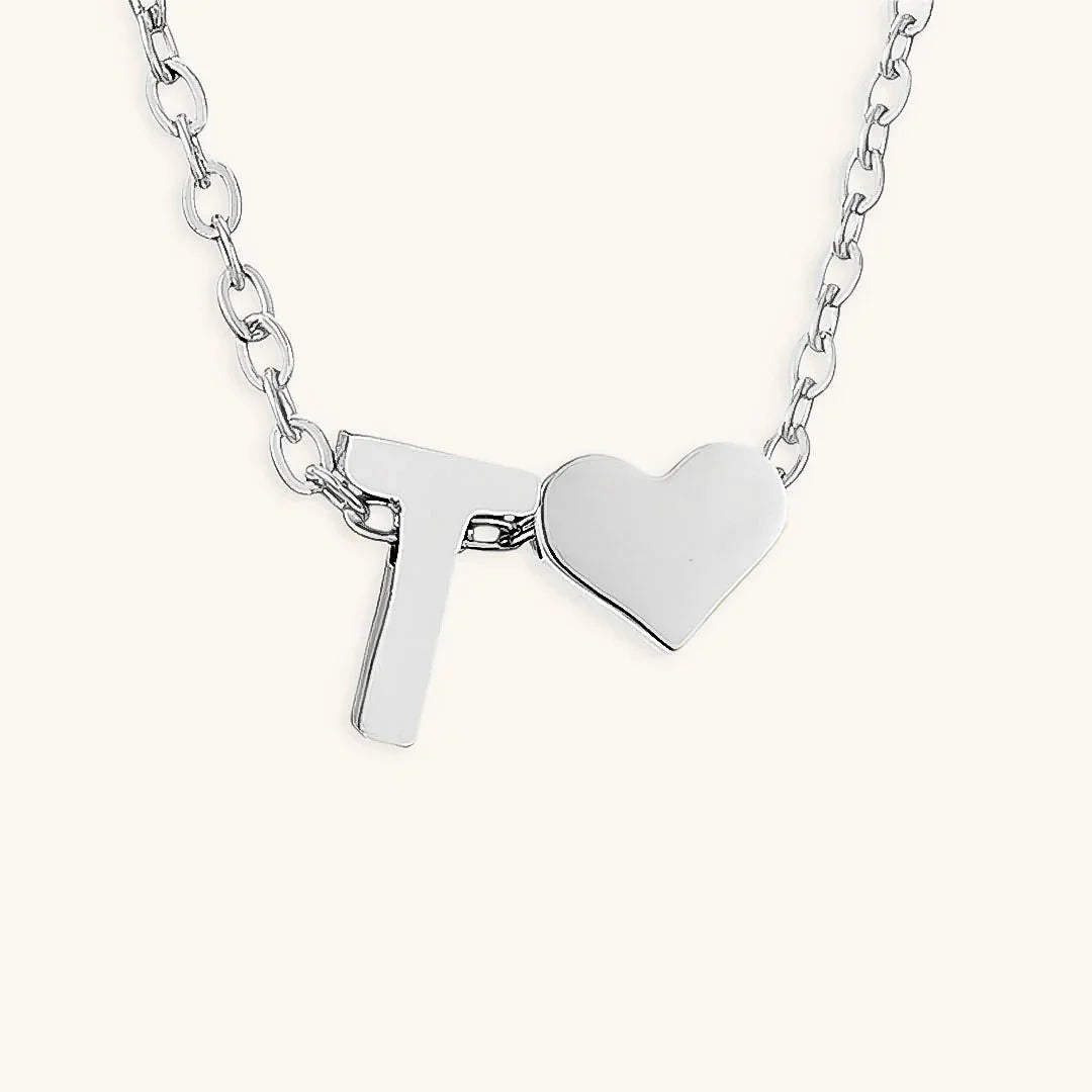 [Raffine]Ria Initial Letter Gold Necklace