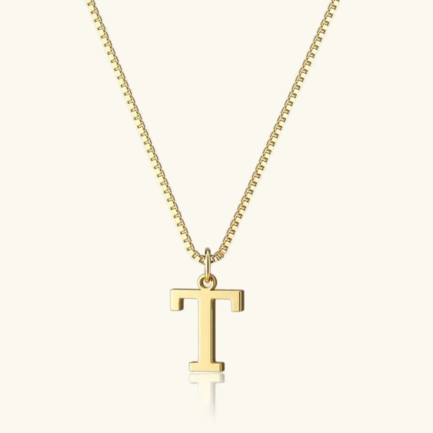 [Raffine]Therese Letter Initial Gold Necklace