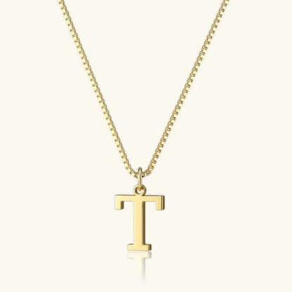[Raffine]Therese Letter Initial Gold Necklace