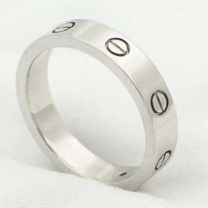 [Raffine] ANILLO DE AMOR 4MM 1 DIAMANTE PLATA