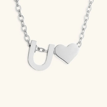 [Raffine]Ria Initial Letter Gold Necklace