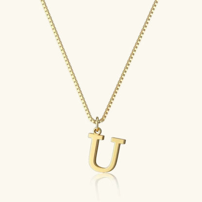 [Raffine]Therese Letter Initial Gold Necklace