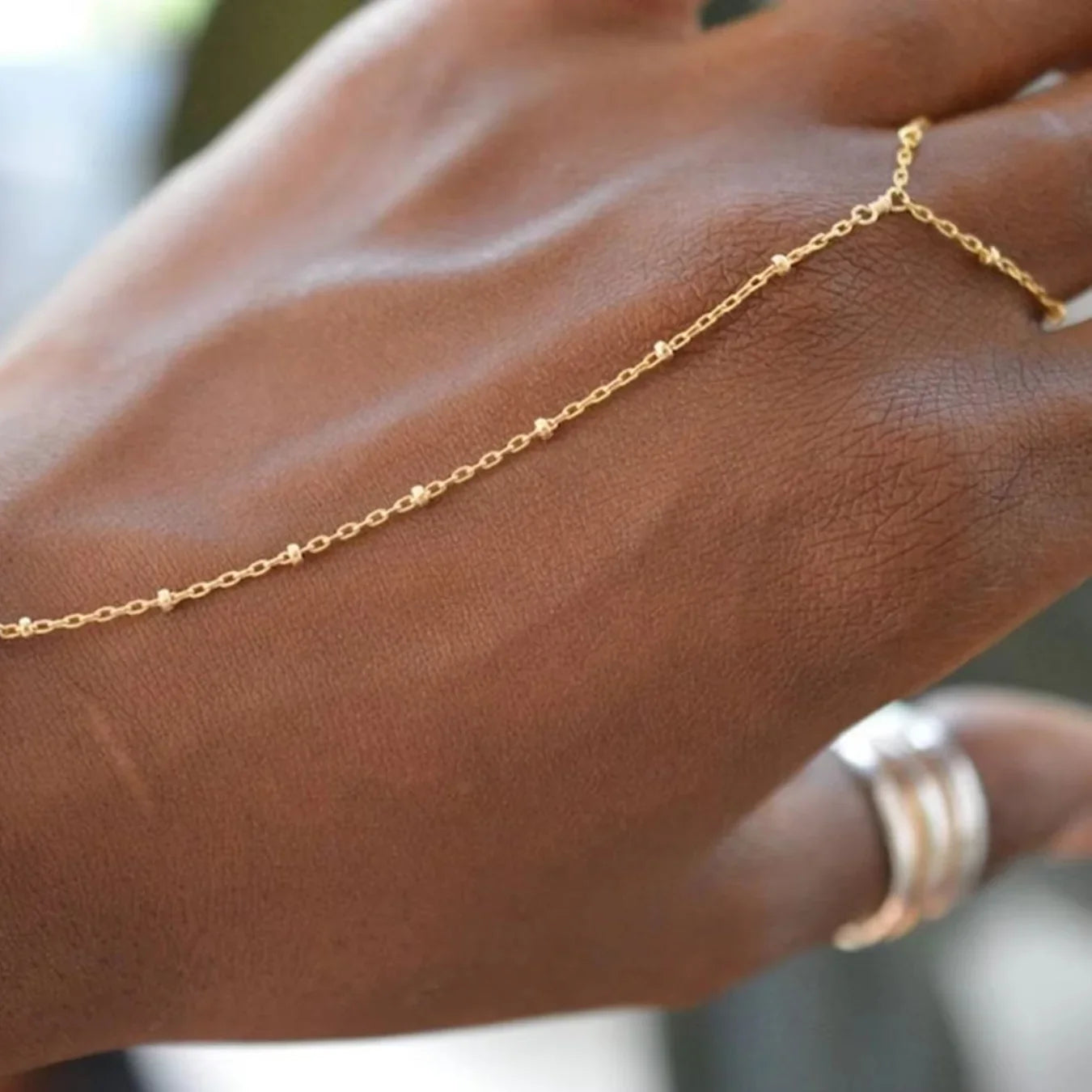 [Raffine]Evelyne Gold Chain Bracelet