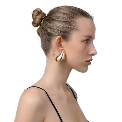 [Raffine]Sandra Teardrop Gold Earrings