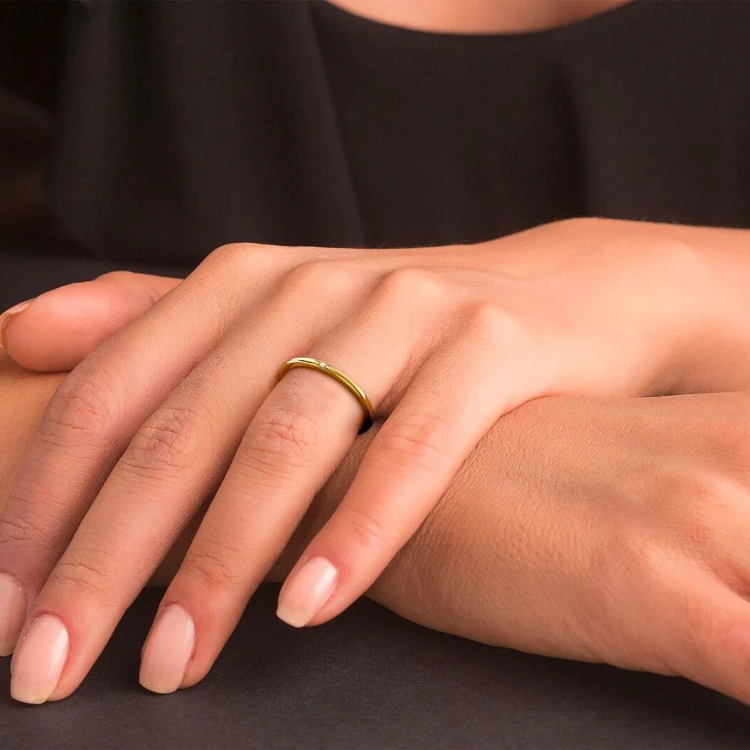 [Raffine]Sage Gold Ring