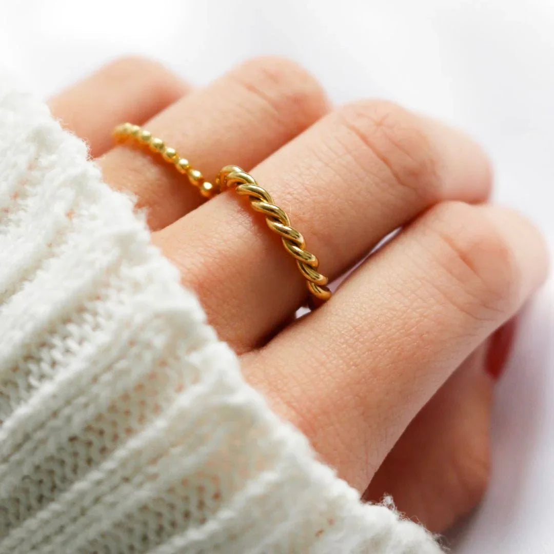[Raffine]Melody Gold Twist Ring
