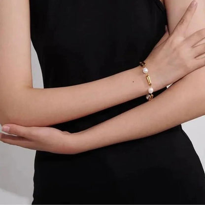 [Raffine]Janna Pearl Chain Bracelet