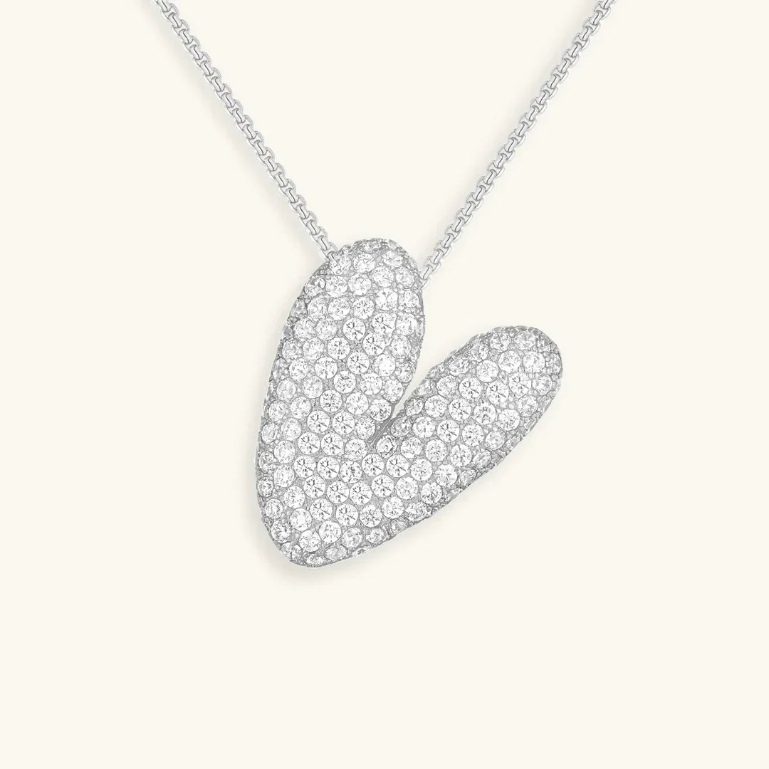 [Raffine]Bubble Initial Diamond Necklace