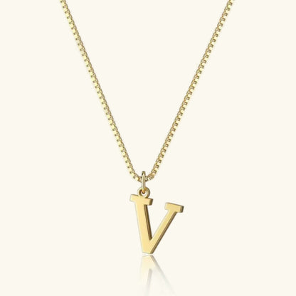 [Raffine]Therese Letter Initial Gold Necklace