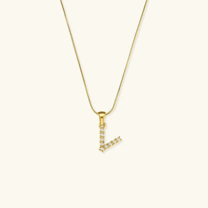 [Raffine]Augustine Initial Letter Pearl Necklace