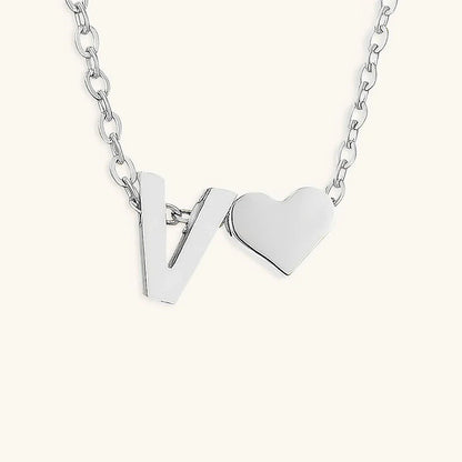 [Raffine]Ria Initial Letter Gold Necklace