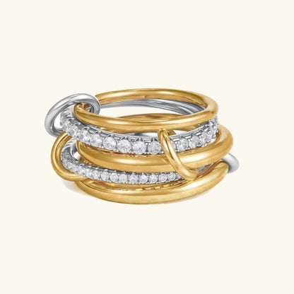 [Raffine]Vera Stacked Diamond Ring
