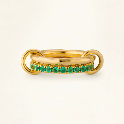 [Raffine]Viridian Stacked Diamond Ring