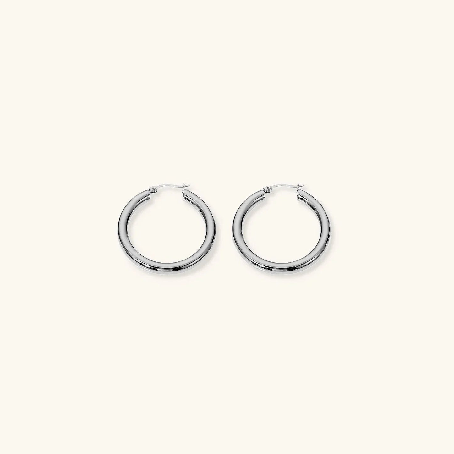 [Raffine]Wide Hoop Earrings