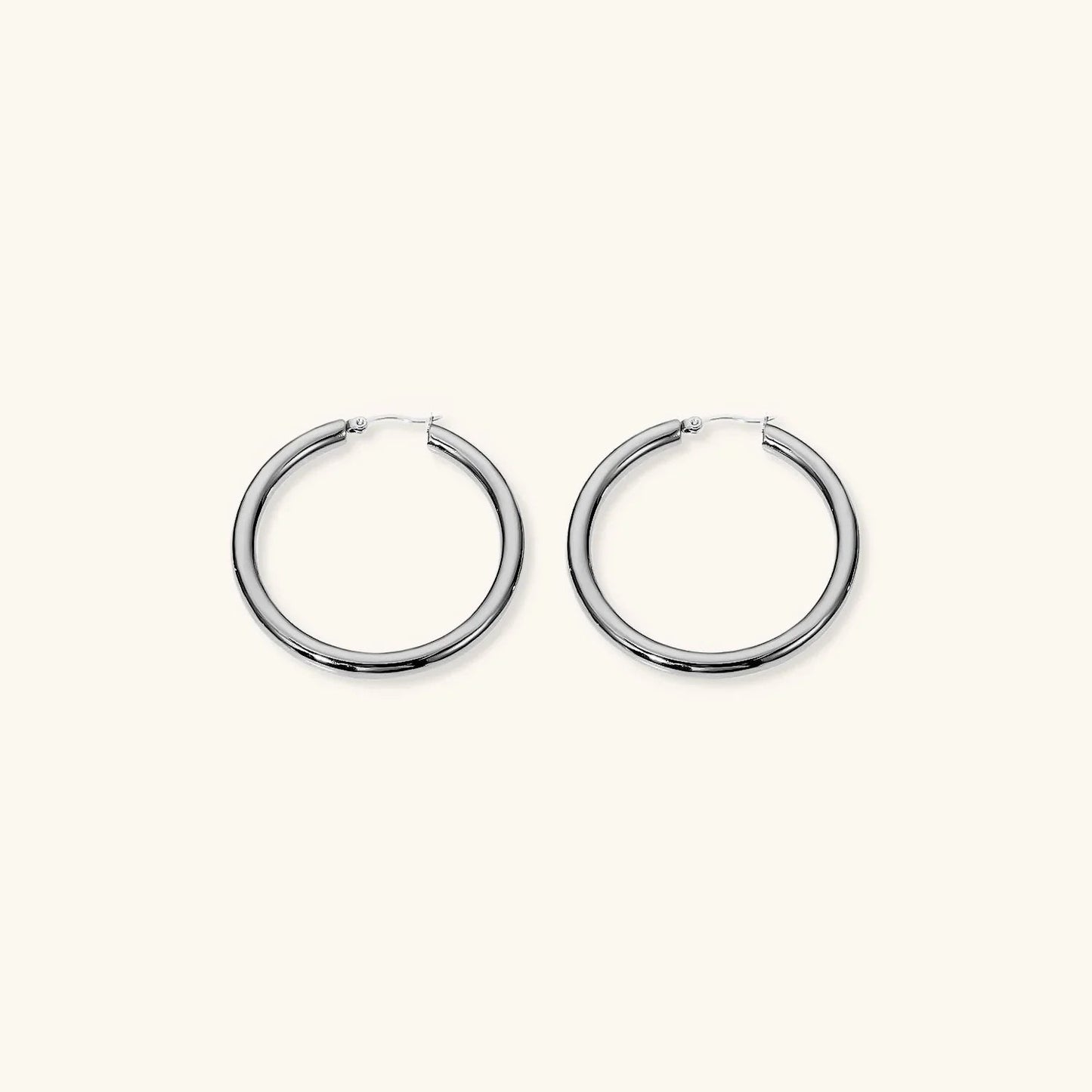[Raffine]Wide Hoop Earrings