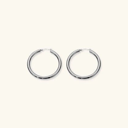 [Raffine]Wide Hoop Earrings