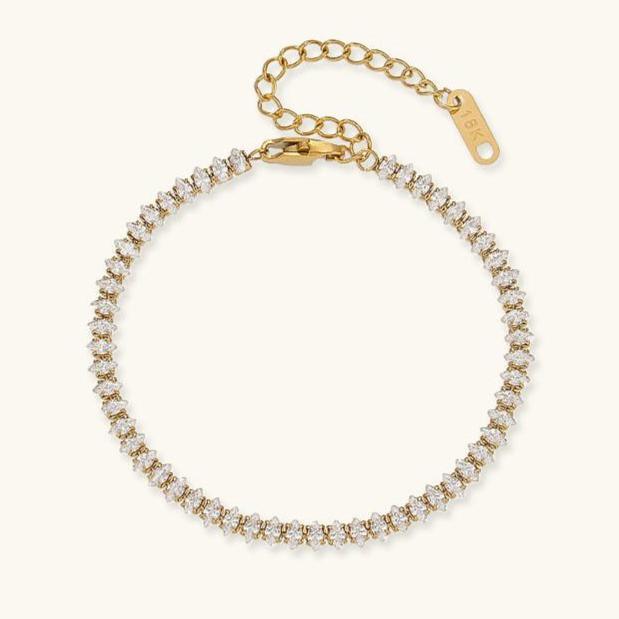 [Raffine]Wisteria Diamond Tennis Bracelet