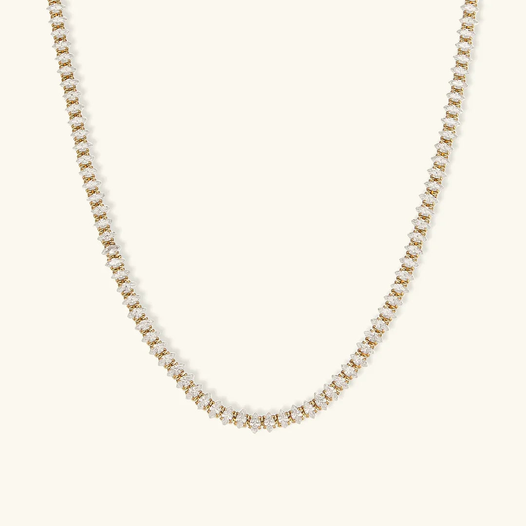 [Raffine]Wisteria Diamond Tennis Necklace