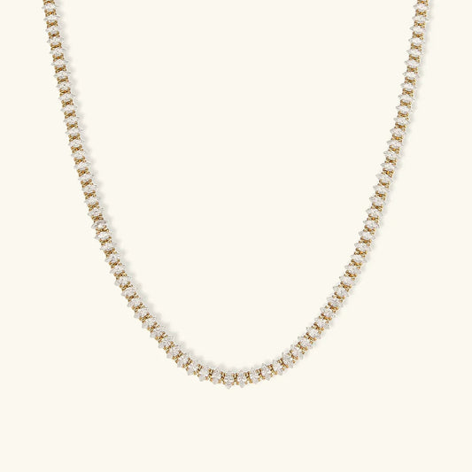 [Raffine]Wisteria Diamond Tennis Necklace