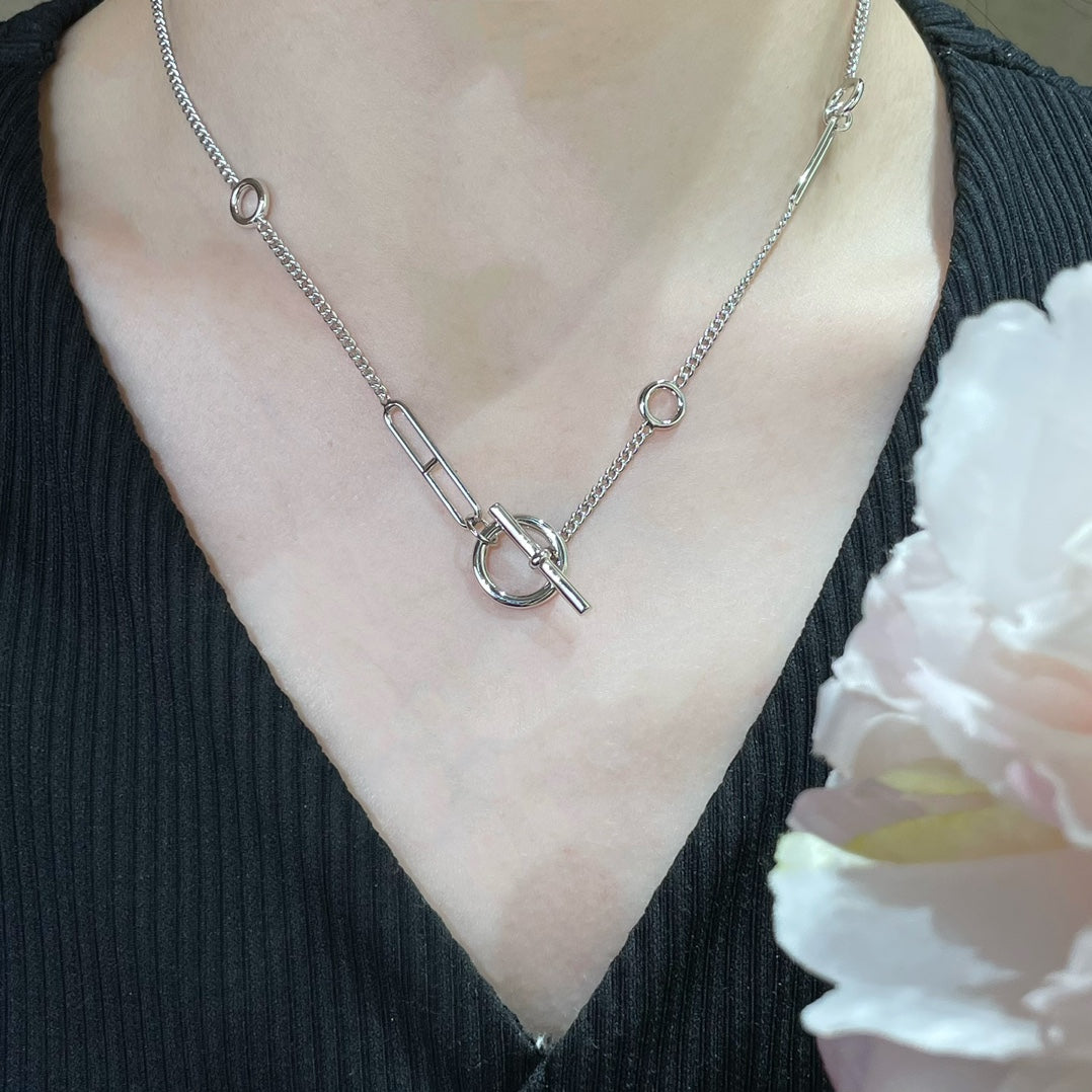 [Raffine]HM STERLING CHAINE D'ANCRE HEART