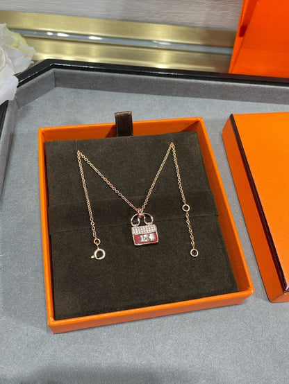 [Raffine]H CIRCE MOISSANITE PENDANT NECKLACE GOLD