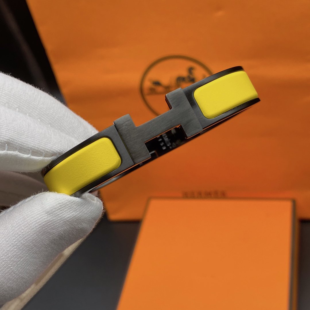 [Raffine]CLIC HM SO BLACK YELLOW BRACELET