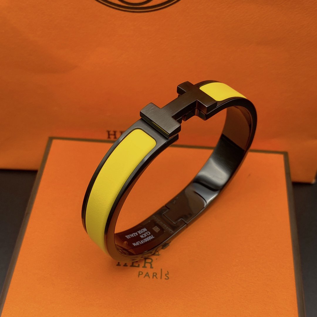 [Raffine]CLIC HM SO BLACK YELLOW BRACELET