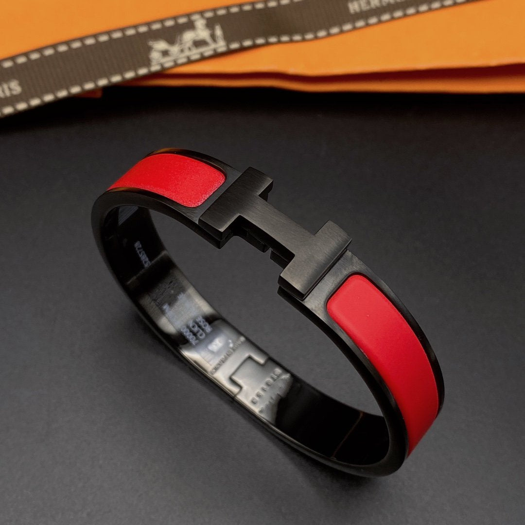 [Raffine]CLIC HM SO BLACK RED BRACELET