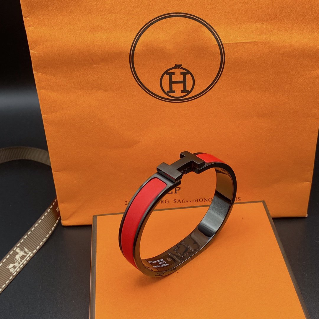 [Raffine]CLIC HM SO BLACK RED BRACELET