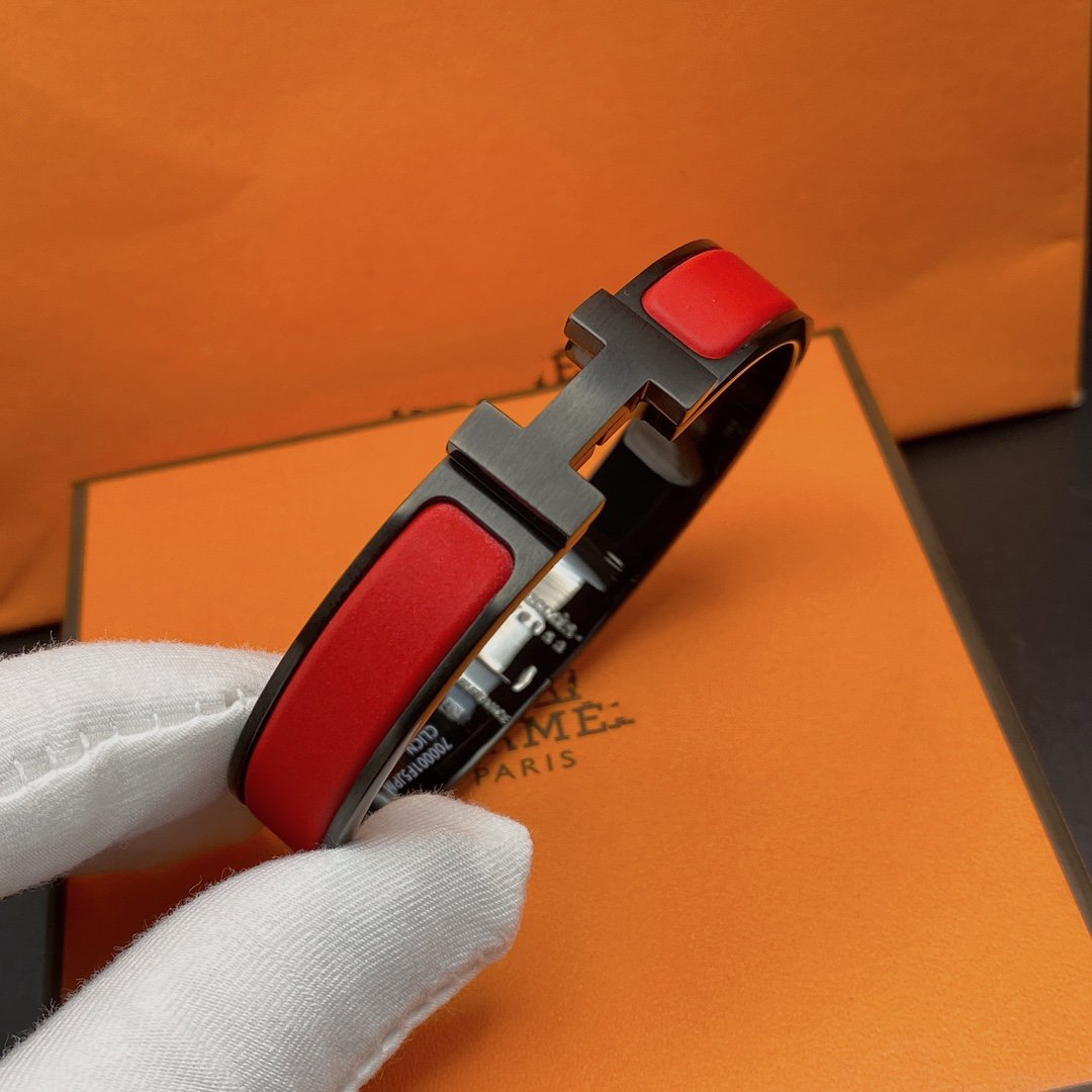 [Raffine]CLIC HM SO BLACK RED BRACELET