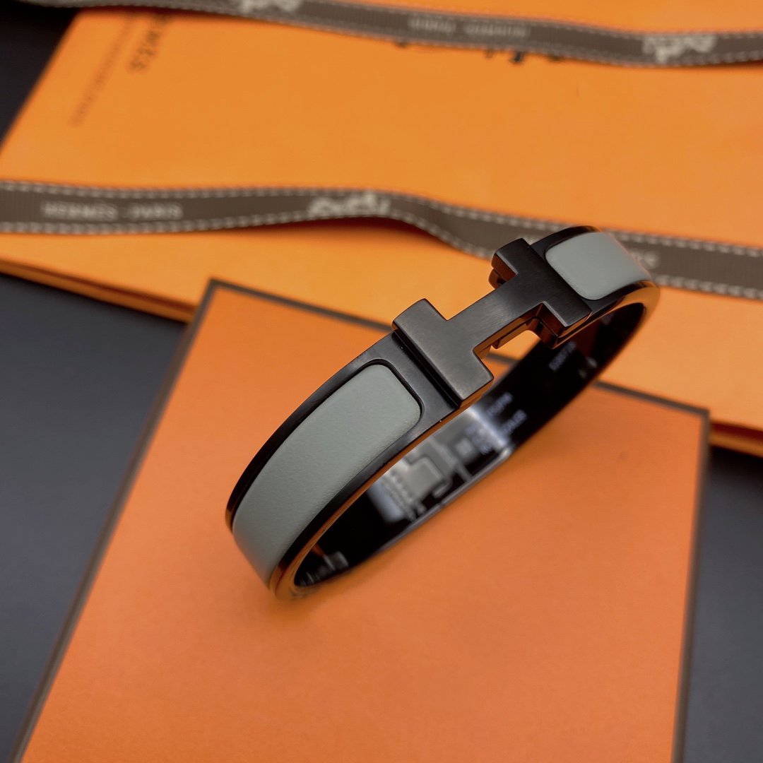 [Raffine]CLIC HM SO BLACK GREY BRACELET